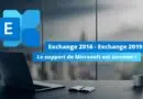 Le support d'Exchange Server 2016 et 2019 est terminé - vers quelles versions migrer