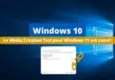 L'outil Media Creation Tool pour Windows 11 ne fonctionne plus sur les machines Windows 10