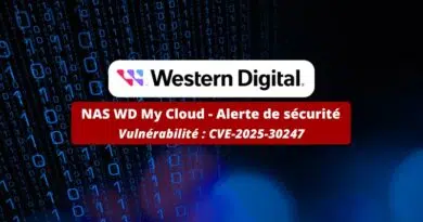 NAS WD My Cloud - Alerte de sécurité CVE-2025-30247