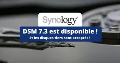 Synology DSM 7.3 nouveautés