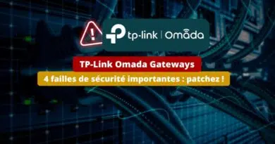 TP-Link Omada Gateways - 4 failles de sécurité importantes