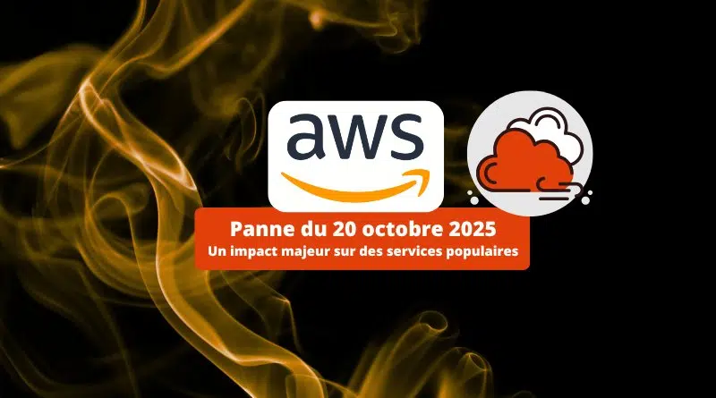 Une panne AWS perturbe vos services préférés - 20 octobre 2025