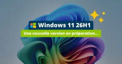 Windows 11 26H1 une future version en préparation pour début 2026