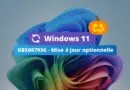 Windows 11 KB5067036 - Nouveautés