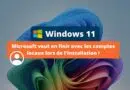 Windows 11 - Microsoft veut en finir avec les comptes locaux lors de l'installation
