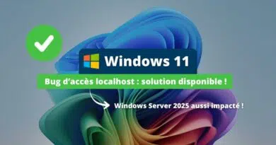 Windows Bug d’accès localhost - solution disponible