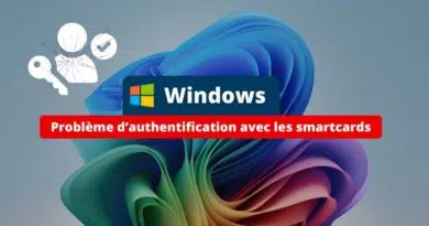 Windows - Problème d’authentification avec les smartcards octobre 2025