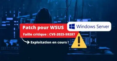 Windows Server WSUS - CVE-2025-59287 - cette nouvelle faille critique est déjà exploitée