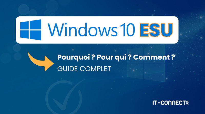 tuto windows 10 esu inscription