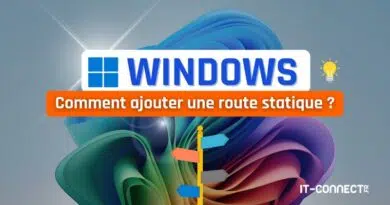 tuto windows route add