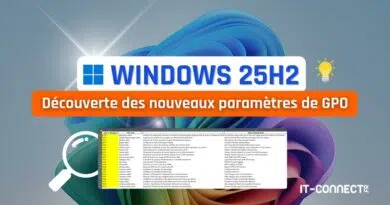 windows 11 25h2 - Découverte des nouveaux paramètres de GPO
