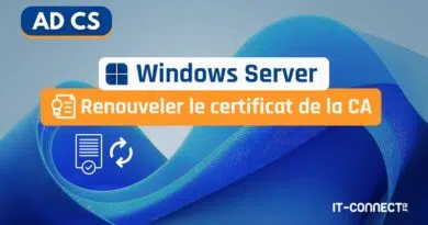 AD CS - comment renouveler les certificats d'une autorité racine et intermédiaire