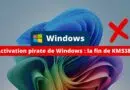 Activation pirate de Windows - la fin de KMS38