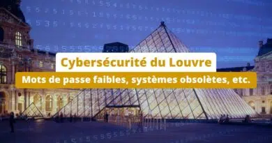 Cybersécurité du Louvre - des mots de passe inacceptables et des systèmes obsolètes