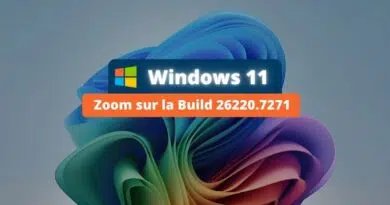 Nouveautés Windows 11 Insider Preview Build 26220 7271