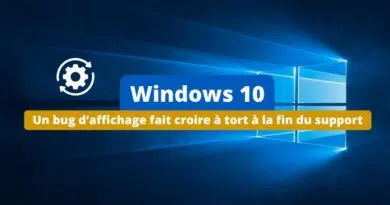 Un bug d’affichage fait croire à tort à la fin du support de Windows 10, selon Microsoft