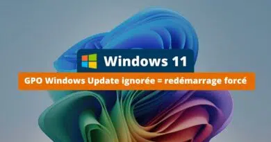 Windows 11 novembre 2025 GPO Windows Update ignorée - redémarrage forcé