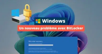 Windows - avec les mises à jour d'octobre 2025, les problèmes BitLocker sont de retour