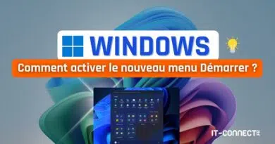 tuto windows 11 activer nouveau menu démarrer