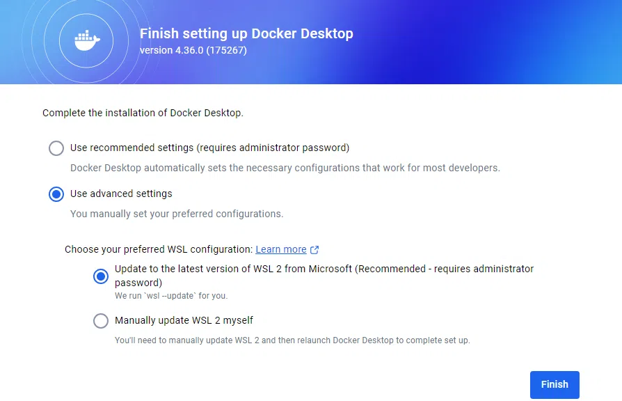 Docker Desktop - Utiliser WSL