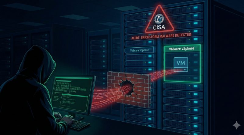 CISA - des pirates chinois déploient le malware Brickstorm sur les serveurs VMware