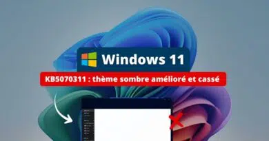 KB5070311 - cette mise à jour améliore et casse le thème sombre de Windows 11