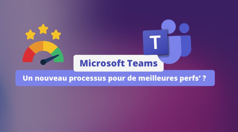 Microsoft Teams - un nouveau processus pour régler les problèmes de performance