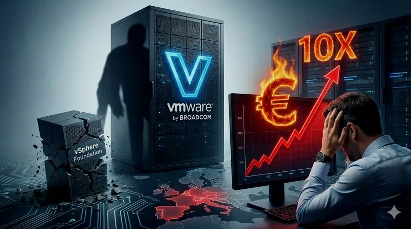 VMware supprime l'offre vSphere Foundation dans une partie de l'Europe - la facture va exploser