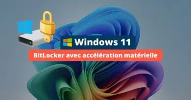 Windows 11 - BitLocker avec accélération matérielle - 2025