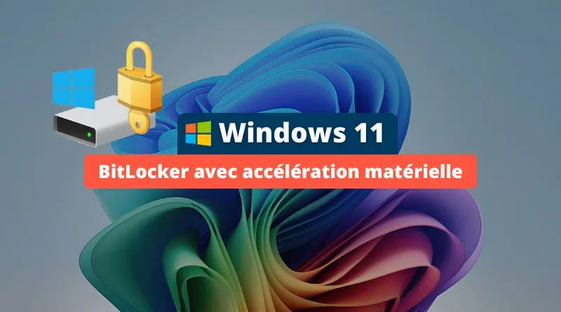 Windows 11 - BitLocker avec accélération matérielle - 2025