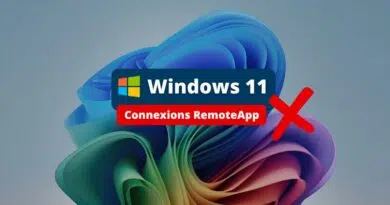 Windows 11 - les mises à jour de décembre 2025 cassent les connexions RemoteApp