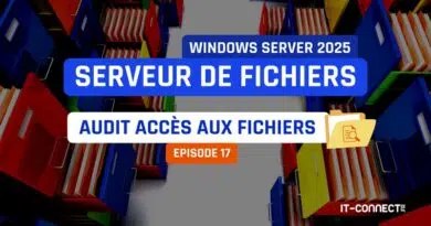 tuto audit accès aux fichiers partage windows server