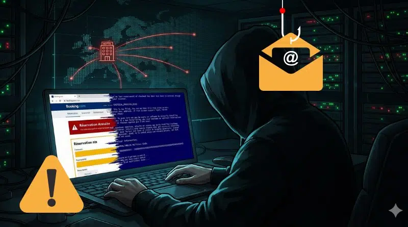 ClickFix BSoD et phishing Booking - ces pirates ciblent les hôtels