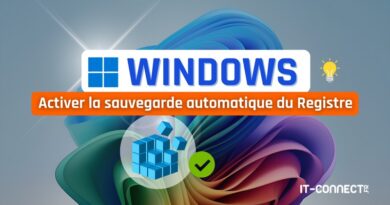 tuto windows sauvegarde automatique du registre