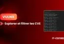 vulnx explorer et filtrer les cve vulnérabilités