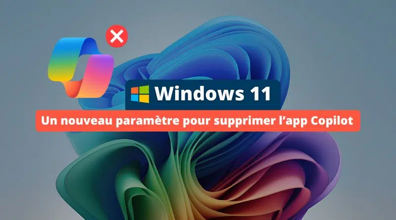 windows 11 gpo supprimer application copilot