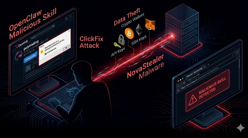 Skills OpenClaw - Malware voleur de données