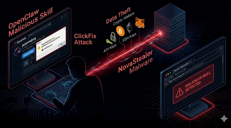Skills OpenClaw - Malware voleur de données